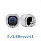 headlights lens shroud with angel eyes