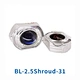 headlights lens shroud with angel eyes