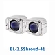 car light lens shroud with angel eyes